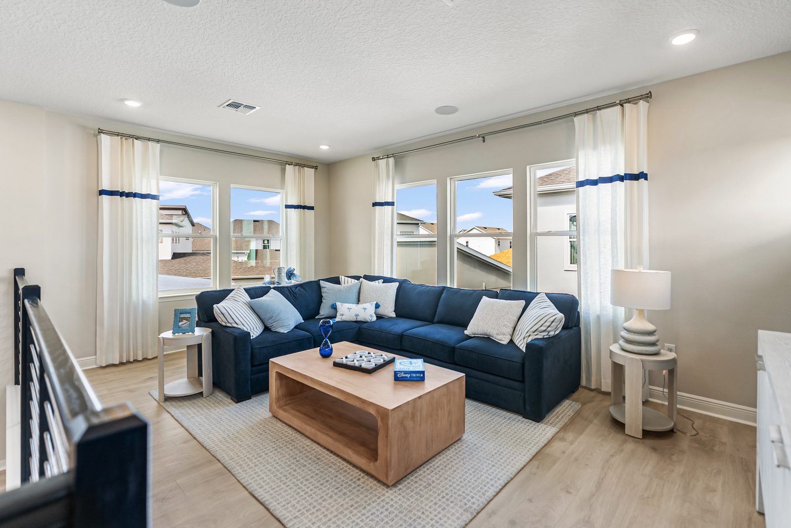 Open living space in a Central Florida home