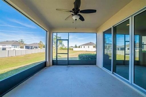 Screened lanai overlooking the rear yard