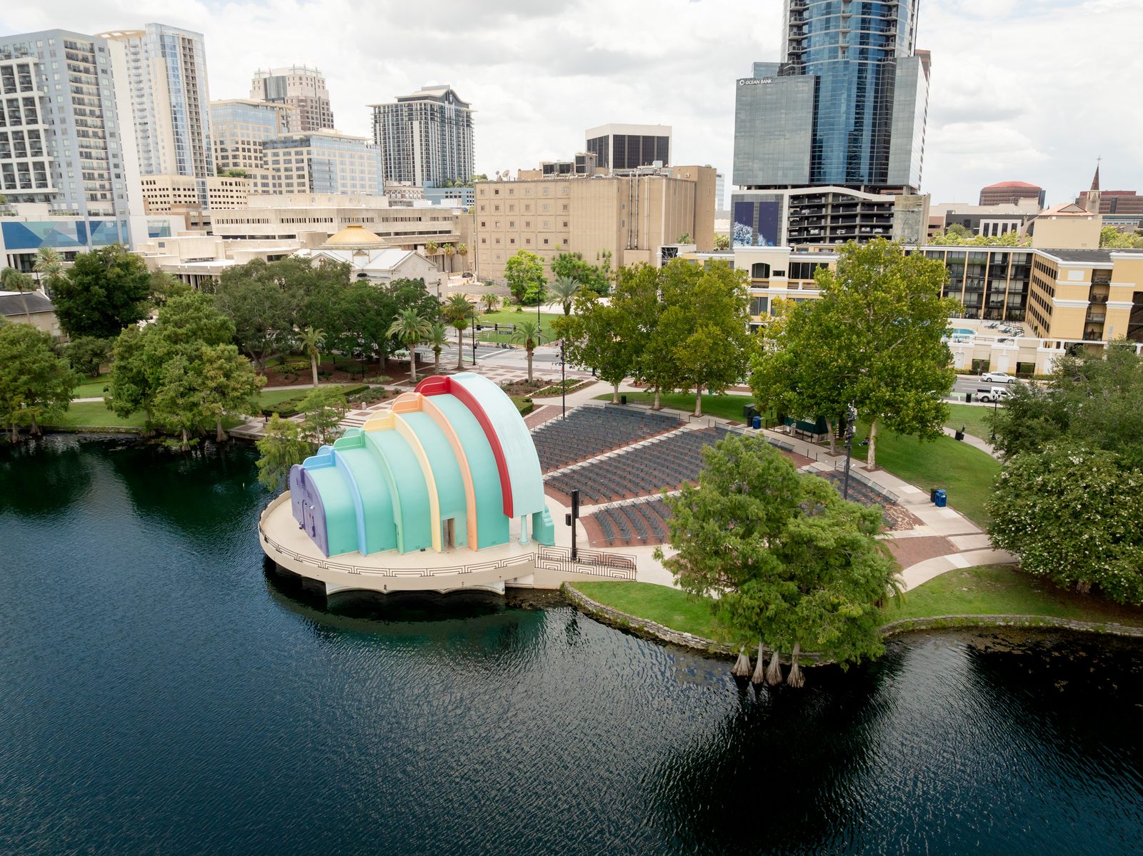 Lake Eola Park in downtown Orlando