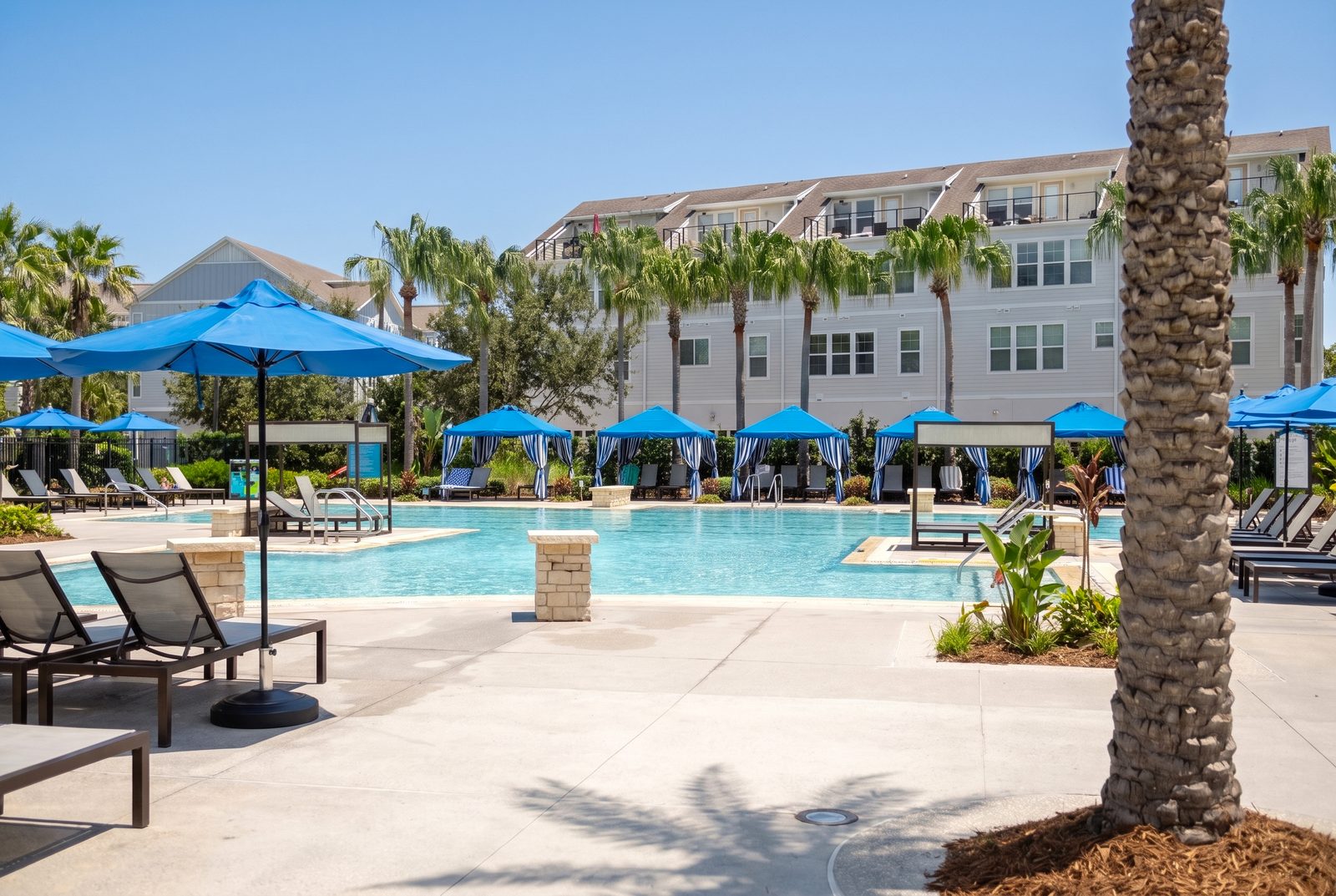 Resort-style pool at a Central Florida rental community
