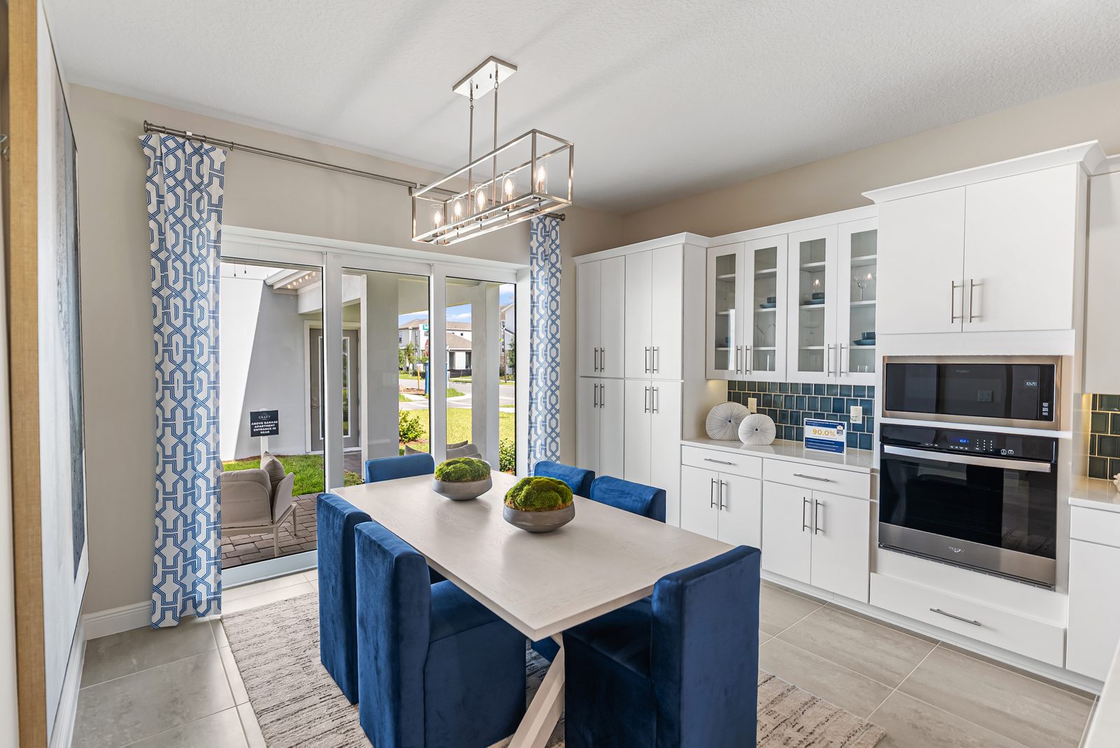 Clean, bright kitchen prepared for listing photos